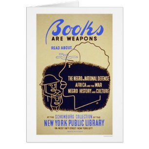 Cartão Negro África WWII dos livros WPA 1943