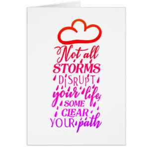 Cartão Nem todas as tempestades
