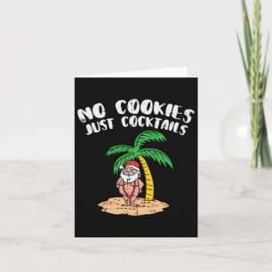 Cartão Nenhum Biscoito Apenas Torna Papais noeis O Natal