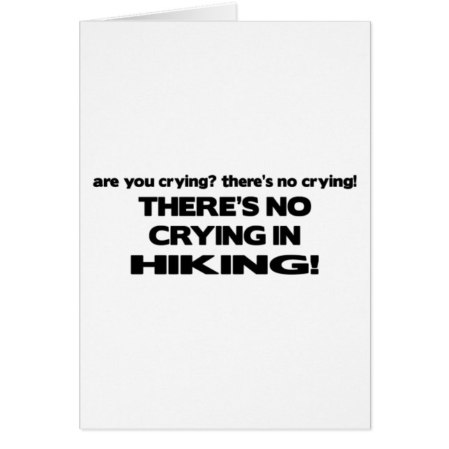 Cartão Nenhum grito - caminhando (Frente)