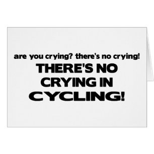 Cartão Nenhum grito - ciclismo
