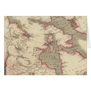 Cartão Nenhum patrimônio britânico americano