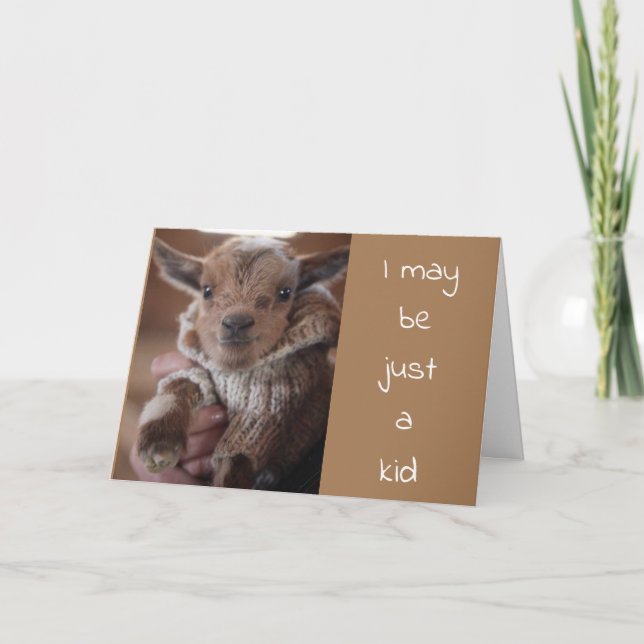 CARTÃO NENHUMA CRIANÇA POR AQUI "FELIZ ANIVERSÁRIO" DE GO (Frente)