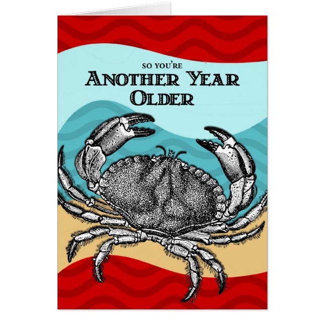 Cartão Nenhuma necessidade de ser Crabby (Frente)