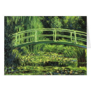 Cartão Nenúfares Brancos por Claude Monet, Arte Antigo