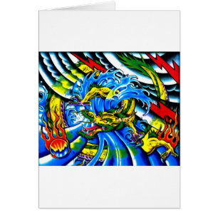 Cartão Neo Jap Dragon Tattoo