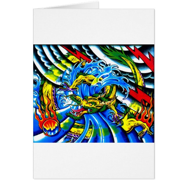 Cartão Neo Jap Dragon Tattoo (Frente)