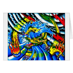 Cartão Neo Jap Dragon Tattoo