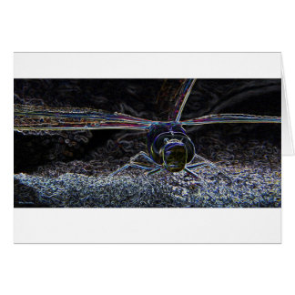 Cartão Néon 2 da libélula