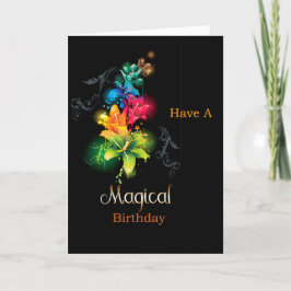 Cartão Neon Color Fantasy Flowday