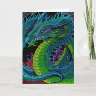 Cartão NEON DRAGON II by Lori Karels