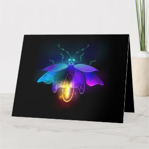Cartão Neon Firefly a preto