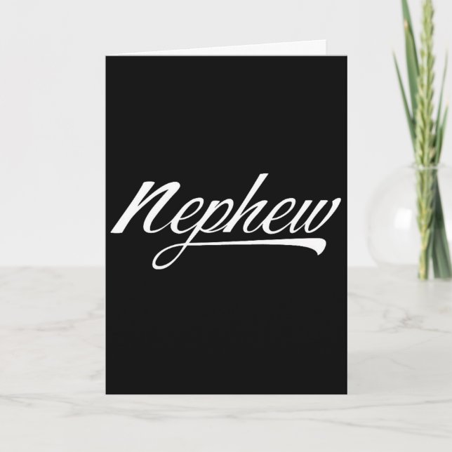 CARTÃO ***NEPHEW*** FELIZ ANIVERSÁRIO PARA "VOCÊ"!!!! (Frente)