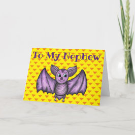 CARTÃO NEPHEW HALLOWEEN HOLIDAY CARD BURANGE PURPLE