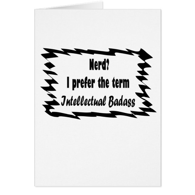 Cartão Nerd? (Frente)