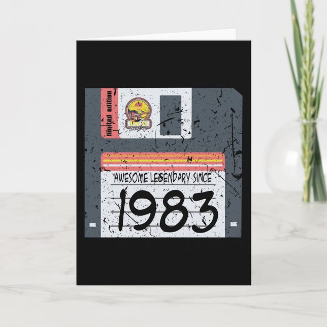Cartão Nerd Aniversário 1983 (Frente)