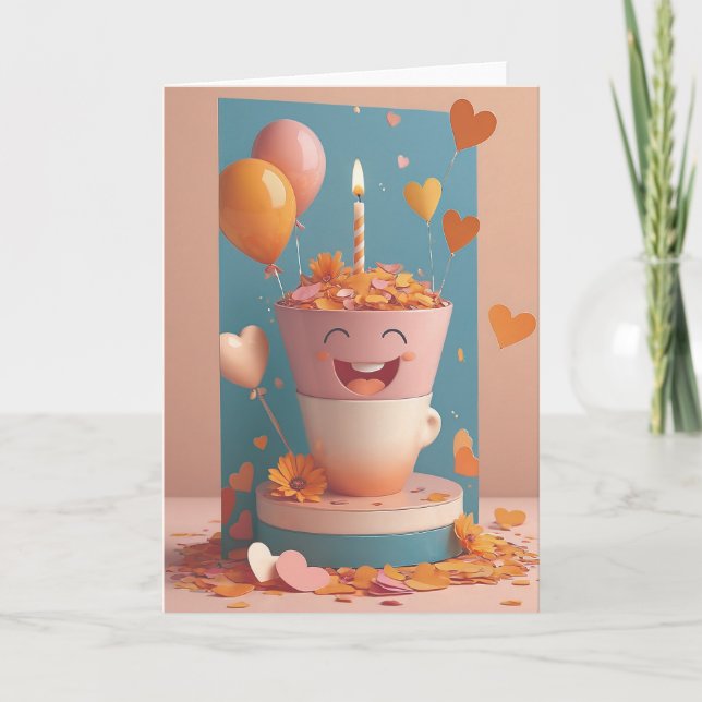 Cartão Nerds Birthday Blast (Frente)