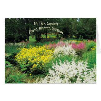 Cartão Neste Jardim