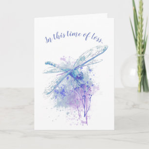 Cartão Neste tempo de perda, esforço de escritura