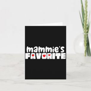 Cartão neta favorito da Mammie engraçado dia das mães