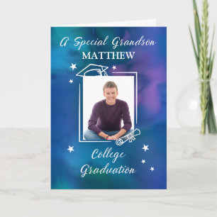Cartão Neto Personalizado Graduação Faculdade Aquarela