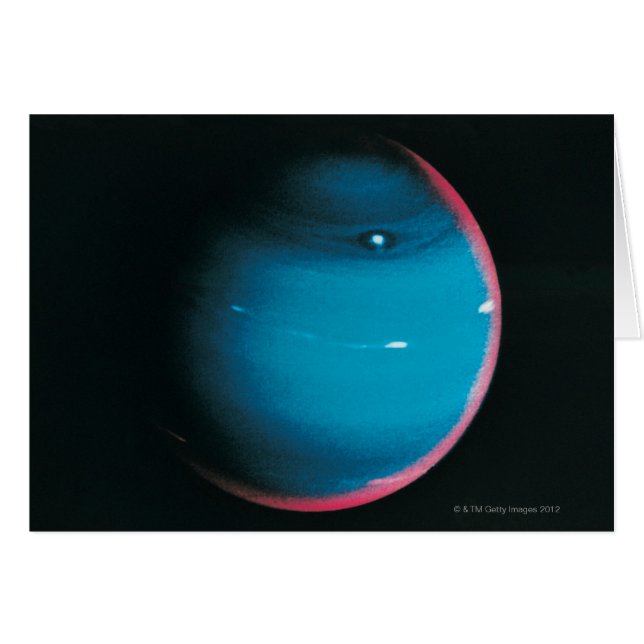 Cartão Netuno da Voyager 2 (Frente Horizontal)