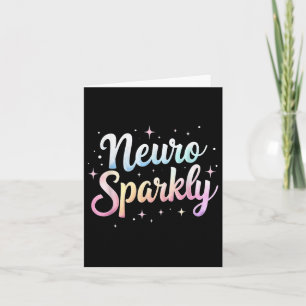 Cartão Neurodivergente Sparkly Adhd & Asd Incrivel