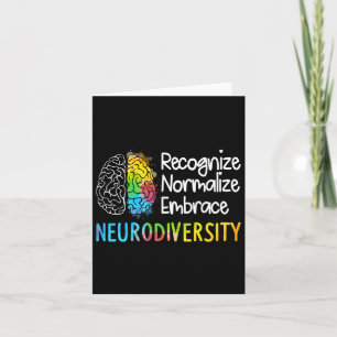 Cartão NeuroDiversidade Autismo Espectro Asd Arco-Íris Br