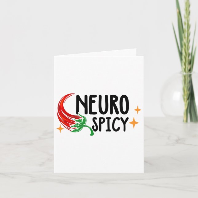 Cartão Neurodiversidade Espical Neuro - Adhd - Autism Awa (Frente)