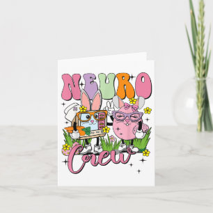 Cartão Neurologia páscoa Enfermeiro Neuro Crew Neuro Squa