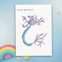 Neurônio Roxo Simples Myelin Sheath Feliz Aniversá