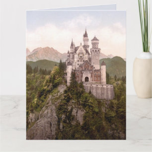 CARTÃO NEUSCHWANSTEIN BAVARIA GERMANY MOUNTAIN CASTLE