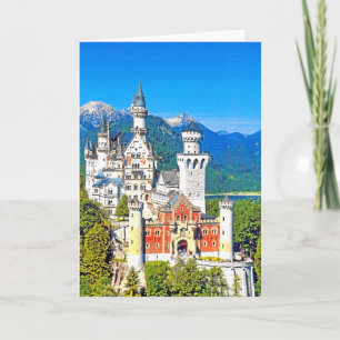 CARTÃO NEUSCHWANSTEIN CASTLE, ALEMANHA