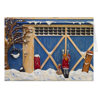 Cartão Nevado dentro