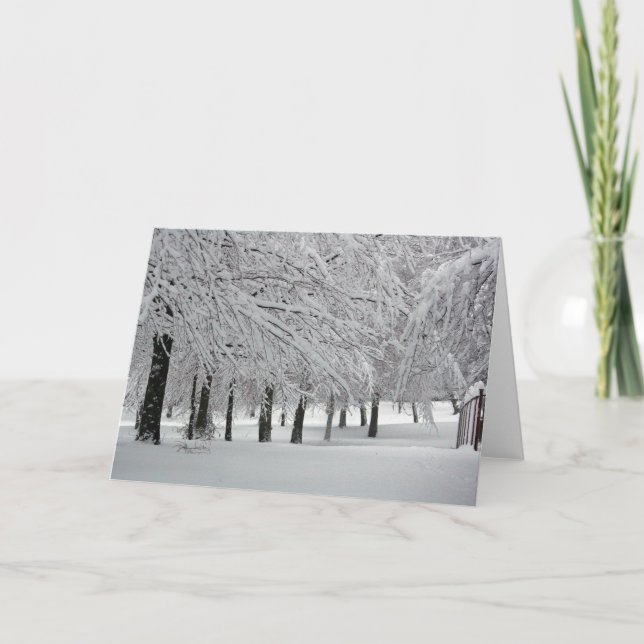 Cartão neve (Frente)