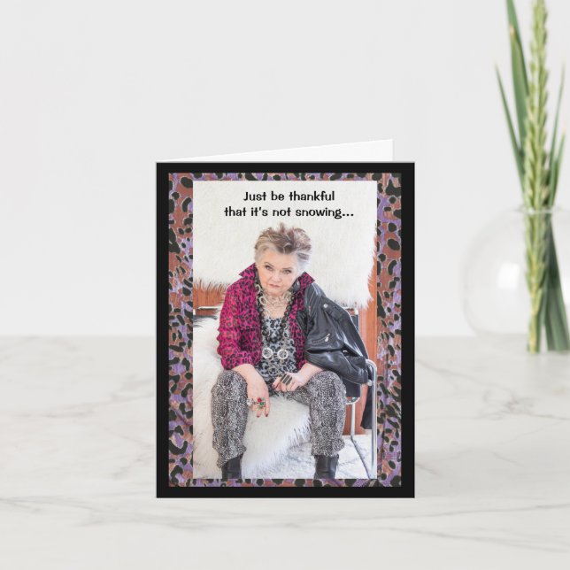 Cartão Neve de enrolar nesta placa de saudação dobrada pe (Frente)