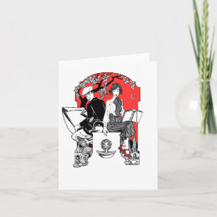 Cartão New! A Book at Dusk Notecard