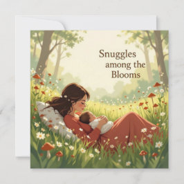 Cartão New baby card for mom warm heartfelt message 