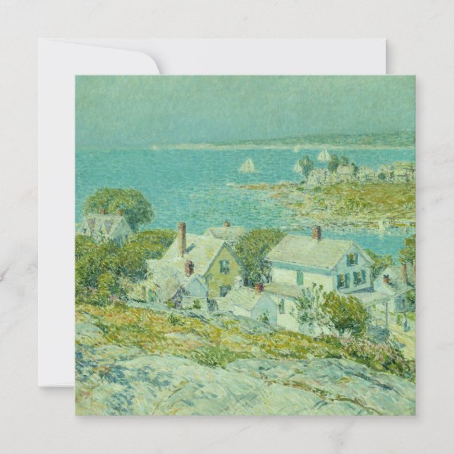 Cartão New England Headlands (Arte da Paisagem Costeira) (Frente)