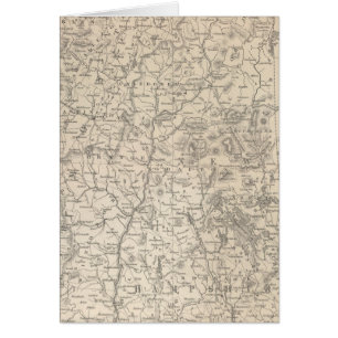 Cartão New Hampshire e Vermont