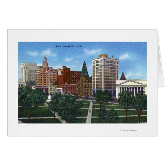 Cartão New Haven, CTView do outro lado do Verde (Frente Horizontal)