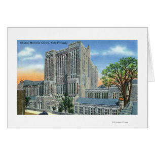 Cartão New Haven, CTYale U Sterling Memorial Library
