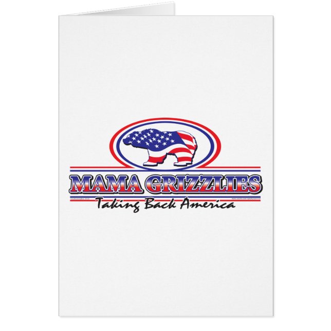 Cartão NEW-Patriotic-Grizzly (Frente)