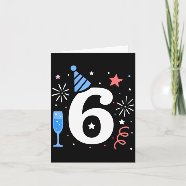 Cartão New Year 2026 Shirts 67 Meme  (Frente)