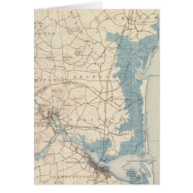 Cartão Newburyport, Massachusetts (Frente)