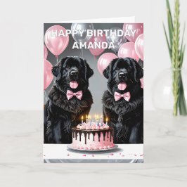 Cartão Newland Dog Birthday