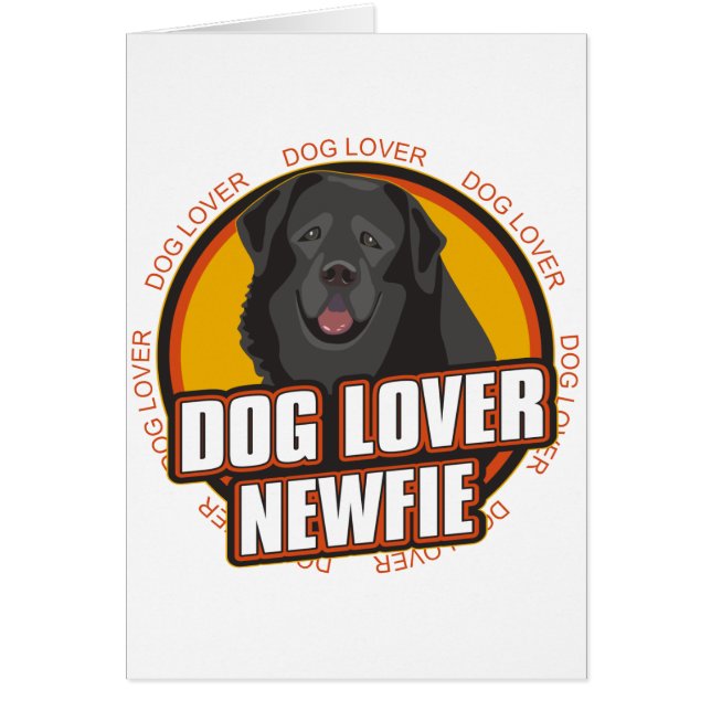 Cartão Newland Dog Lover (Frente)