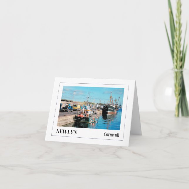 Cartão Newlyn, Cornualha (Frente)