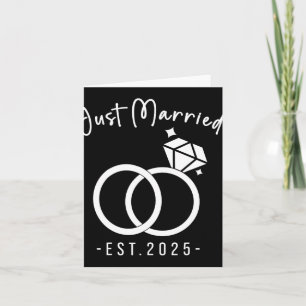 Cartão Newlyweds 2025 Noiva E Planners De Casamento De Gr