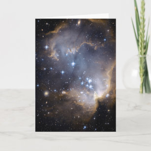 Cartão NGC 602 bright stars NASA